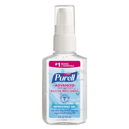 Purell Advanced - Hand Sanitizer 2 oz. Ethyl Alcohol Gel Pump Bottle - 9606-24