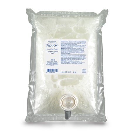 GOJO Provon NXT 3-In-1 Perineal Wash Cream 1,000 mL Dispenser Refill Bag Herbal Scent - 2110-08
