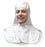 Precept Medical Products Tyvek Protective Hood Large White Snaps - 35 60230L