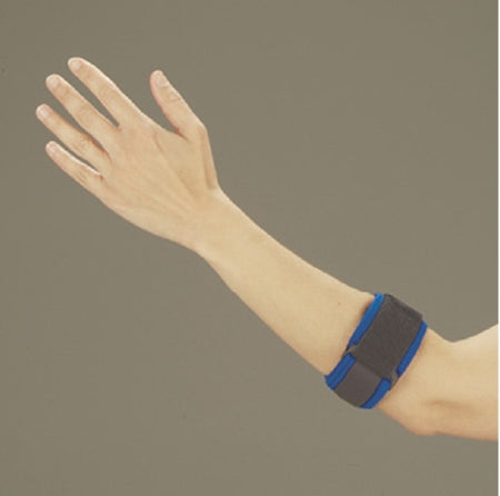 Deroyal Elbow Support  One Size Fits Most Contact Closure Tennis Left Or Right Elbow 16 Inch Long Black - 12870000