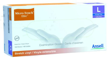 Micro-Touch Elite - Exam Glove Small NonSterile Vinyl Standard Cuff Length Smooth Ivory Not Chemo Approved - 3091