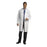 Fashion Seal Lab Coat Staff Length 65% Polyester / 35% Cotton Mens White Size 46 39 In Ea - 490-46