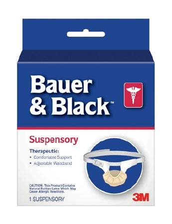 3M Bauer & Black Athletic Supporter Medium White - 201161