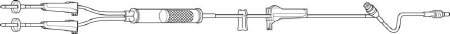 Baxter Administration Set 10 Drops / mL Drip Rate 112 Inch 1 Port - 2C8750