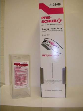 Biomed Packaging Systems Pre-Scrub Impregnated Scrub Brush Sponge - 8103-08