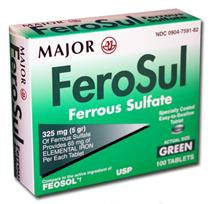 Major Pharmaceuticals - Mineral Supplement Iron 325 mg Strength Tablet 1000 per Bottle - 00904759080