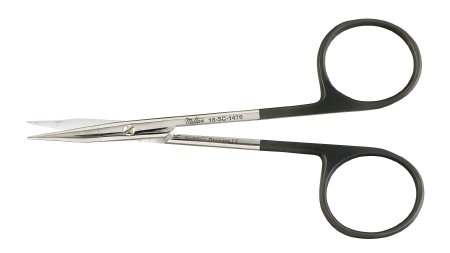 Miltex Miltex SuperCut Tenotomy Scissors Stevens 4-1/2 Inch Length OR Grade Stainless Steel (German) NonSterile Finger Ring Handle Curved Blade Blunt/Blunt - 18-SC-1476