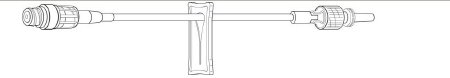 Baxter Extension Set 6 Inch Tubing 1 Port 1 Ml Priming Volume Dehp-Free - 2N8378