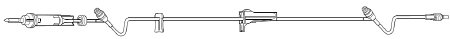 Baxter Administration Set Clearlink 10 Drops / Ml Drip Rate 113 Inch Tubing 2 Port - 2C8519