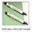 Wolf X-Ray Pencil Marking For Refill Skin/ Film/ Glass/ Metal Black 5/Box - 21613