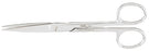 Economy - Operating Scissors 5-1/2 Inch Length Floor Grade Stainless Steel Finger Ring Handle Sharp Tip / Blunt Tip - EG5-6