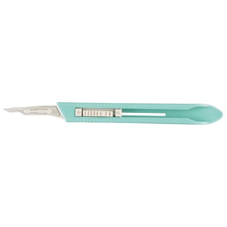 Miltex - Safety Scalpel No. 15 Stainless Steel / Plastic Classic Grip Handle Sterile Disposable - 4-515