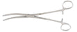 Miltex Miltex Hysterectomy Forceps Pean 9 Inch OR Grade Stainless Steel (German) NonSterile Ratchet Lock Finger Ring Handle Curved Serrated Tip - 30-1805