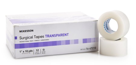 McKesson McKesson Medical Tape Plastic 1 Inch X 10 Yard Transparent NonSterile - 16-47210