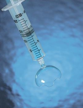 Busse Hospital Disposables Saf-Shield* Irrigation Splash Guard 2 Exit Portals, Clear, Plastic, Angled Inlet, Sterile - 766