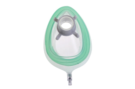Medline - Anesthesia Mask Elongated Style Large Adult Size 6 Hook Ring - DYNJAAMASK6