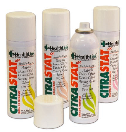Healthlink CitraStat Air Freshener Oil Based Liquid 7 oz. Can Lemon Scent - 7173