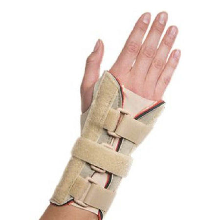 Thermoskin - Wrist / Hand Brace Aluminum / Neoprene Right Hand Beige Medium - A61536