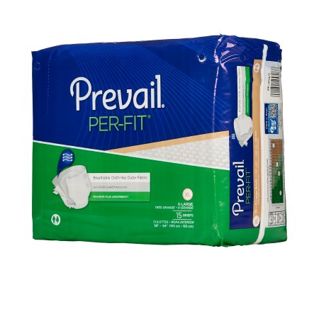 First Quality Prevail Per-Fit Adult Incontinent Brief Tab Closure X-Large Disposable Heavy Absorbency - PF-014/1