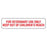 Tabbies Medication Instruction Labels, "White & Red - 1-5/8"W x 7/8"H, 500 per Roll - V-AN104