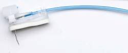 Smiths Medical Gripper Plus Huber Infusion Set 20 Gauge 1 Inch 8 Inch Tubing Split Septum Y-Site Port - 21-2866-24