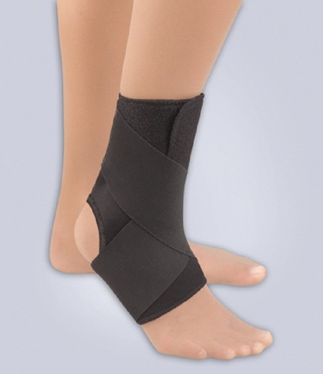BSN Medical ANKLE SUPPORT, WRAP-AROUND FLAEZ-ON BLK XLG 14 1/2"X16 1/2" - 40-5501LBLK