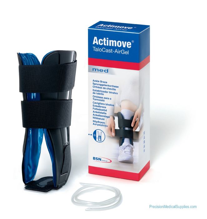 BSN Medical Actimove TaloCast-AirGel Ankle Brace Trainer Hook and Loop Strap Closure Left Foot - 7308857