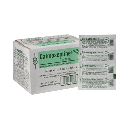 Calmoseptine - Skin Protectant 0.125 oz. Individual Packet Scented Ointment - 00799000105