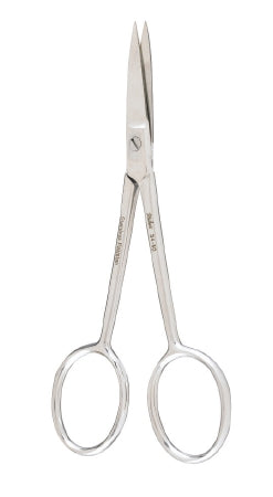 Miltex Miltex Dissecting Scissors 4-1/2 Inch Length Floor Grade Stainless Steel (German) NonSterile Finger Ring Handle Straight Blade Sharp/Sharp - 34-80