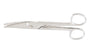 Miltex Miltex Dissecting Scissors Mayo-Noble 6-1/2 Inch Length OR Grade Stainless Steel (German) NonSterile Finger Ring Handle Curved Beveled Blades Blunt/Blunt - 5-150
