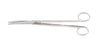 Miltex - Dissecting Scissors Metzenbaum 8 Inch Length OR Grade German Stainless Steel NonSterile Finger Ring Handle Curved Blade Blunt Tip / Blunt Tip - 5-184