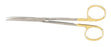 Miltex Carb-N-Sert - Dissecting Scissors Metzenbaum 5-1/2 Inch Length OR Grade German Stainless Steel / Tungsten Carbide NonSterile Finger Ring Handle Curved Blade Sharp Tip / Sharp Tip - 5-180B-TC