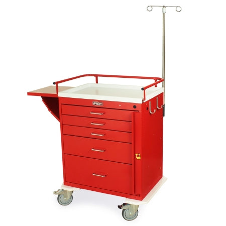 Harloff - Emergency Cart Heavy-duty Steel 32 X 38.5 X 22 Inch Dark Blue 23 X 17 Inch - 6331