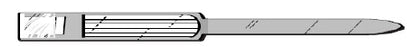Precision Dynamics Soft-Lock Sealident Identification Band Write On Wristband Adhesive Closure Without Legend - 611-13-PDJ