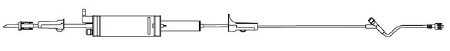 Braun - Burette IV Administration Set 60 Drops / mL Drip Rate 87 Inch Tubing 1 Port - 375113