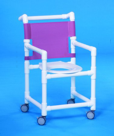 Select - Shower Chair Fixed Arm PVC Frame Mesh Back 18 Inch Seat Width - ESC20