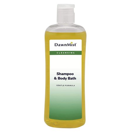 DawnMist - Shampoo and Body Wash 8 oz. Flip Top Bottle Apricot Scent - MS08