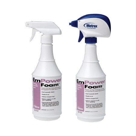 EmPower Foam - Dual Enzymatic Instrument Detergent Foam RTU 24 oz. Spray Bottle Unscented - 10-4224