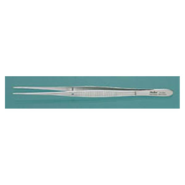 Miltex-Integra Forcep Dressing Semken 6" Serrated Straight Stainless Steel Ea - 6-109