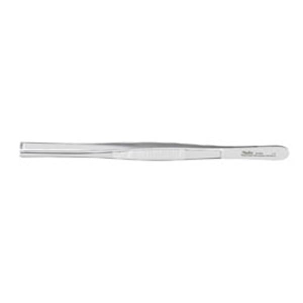 Miltex-Integra Forcep Tissue 5-1/2" Straight 4X5 Teeth Stainless Steel Ea - 30834