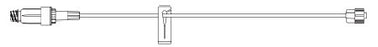 B. Braun - Extension Set 14 Inch Tubing 1 Port 0.95 mL Priming Volume DEHP-Free - 473441
