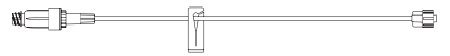 B. Braun - Extension Set 14 Inch Tubing 1 Port 0.95 mL Priming Volume DEHP-Free - 473441