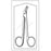 Sklar Econo Wire Cutting Scissors 4-3/4 Inch Length Floor Grade Stainless steel Sterile Finger Ring Handle Angled Blunt/Blunt - 96-2519