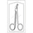 Econo - Wire Cutting Scissors 4-3/4 Inch Length Floor Grade Stainless steel Sterile Finger Ring Handle Angled Blunt Tip / Blunt Tip - 96-2519