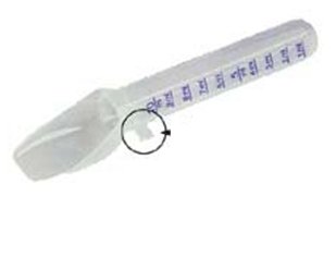 EZY-Dose - Medical Spoon With Graduations / 2 tsp. Yellow - 02571567003