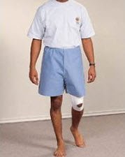 Tidi Products Tidi Exam Shorts Large Blue SMS NonWoven Fabric Adult Disposable - 960401