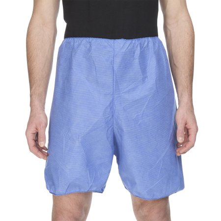 Tidi - Exam Shorts Large Blue SMS Nonwoven Fabric Adult Disposable - 960401