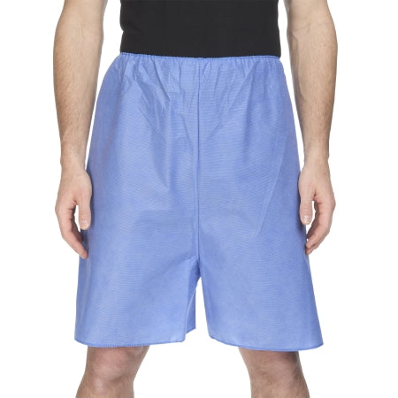 Tidi - Exam Shorts X-Large Blue SMS Nonwoven Fabric Adult Disposable - 960402