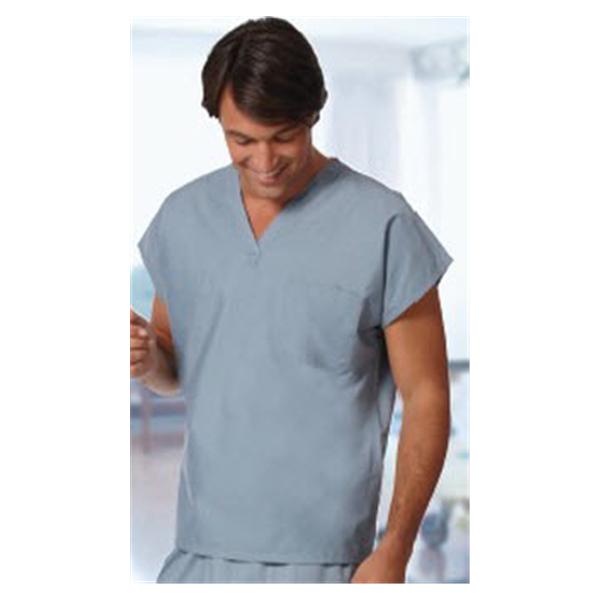 Fashion Seal Shirt Scrub Poly/Ctn Fashion Blend Unsx Mstgrn Xl Rvrsbl Pckt Ea - 6790-XL