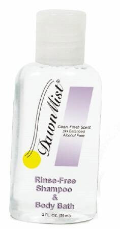 Donovan Industries DawnMist Rinse-Free Shampoo and Body Wash 4 oz. Squeeze Bottle Scented - NRB4586